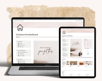 Freelancer Pro Notion Template: Business & Client CRM (Digital Download)