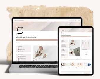 Coaching Business Notion Template: Client Management, Session Notes (Digital Download)