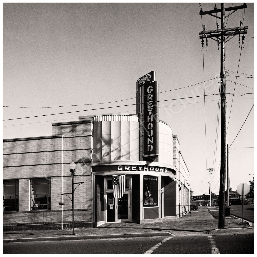 Clarksdale Greyhound Station Etsy