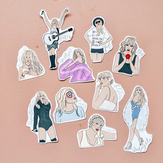Taylor Swift eras Sticker Set - Etsy