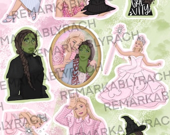 Jeu d'autocollants WICKED (TÉLÉCHARGEMENT UNIQUEMENT)