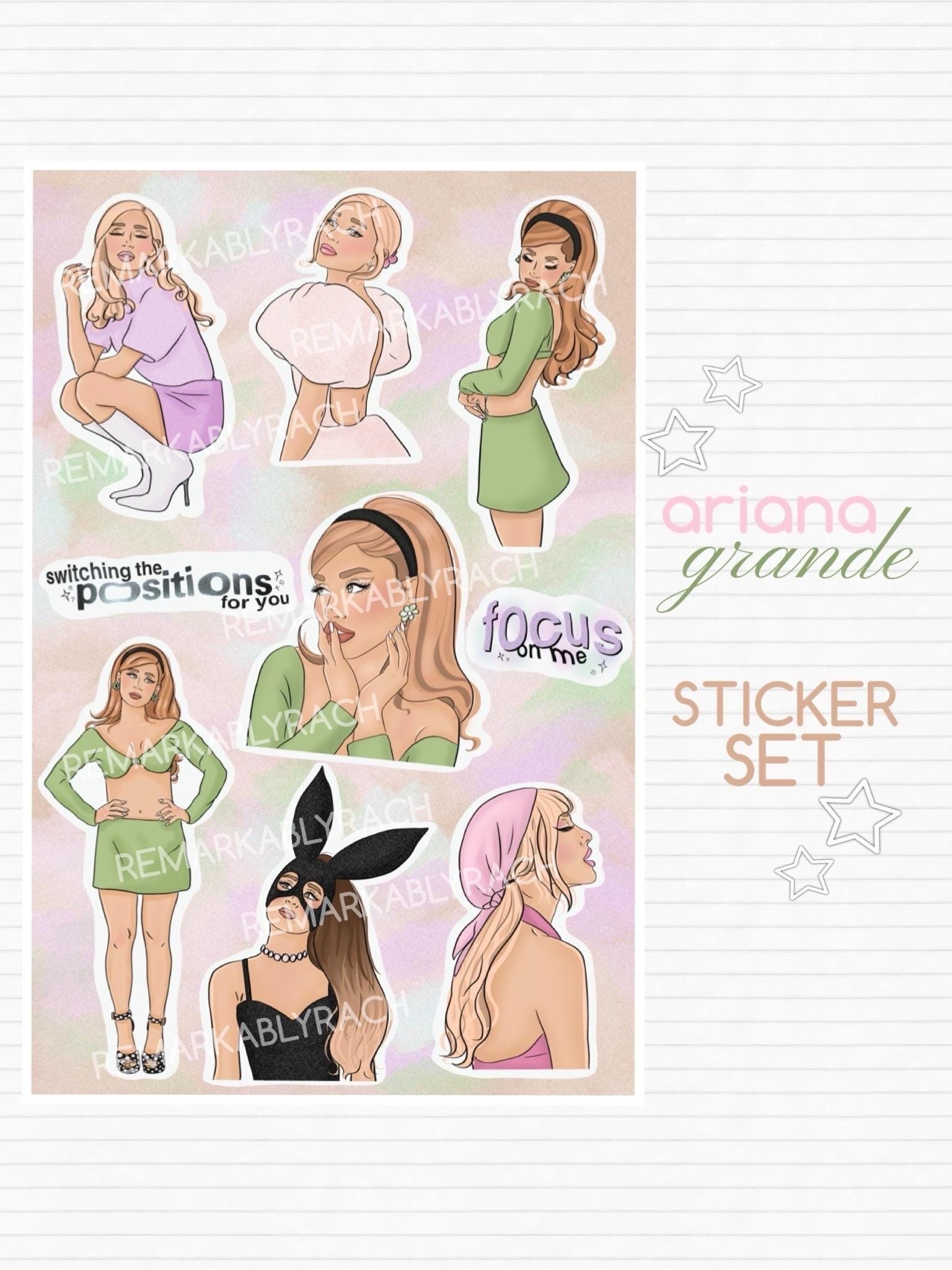 Ariana grande sticker - Etsy 日本