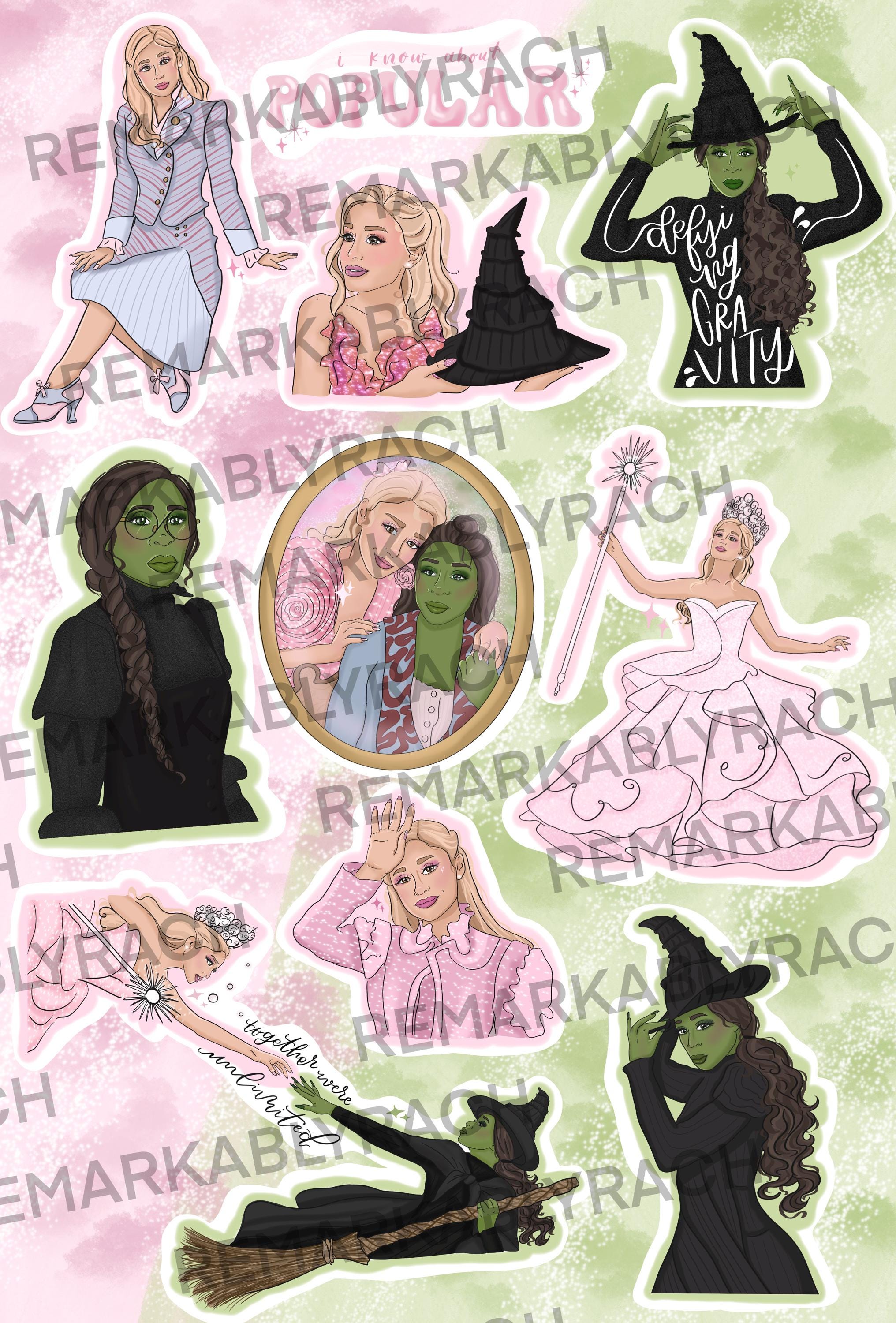 WICKED Sticker Set - Etsy