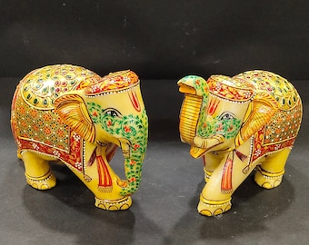 翡翠彫刻　象 並行輸入品】 ZJchao 天然石 象 2インチ 天然翡翠彫刻 収集価値のある