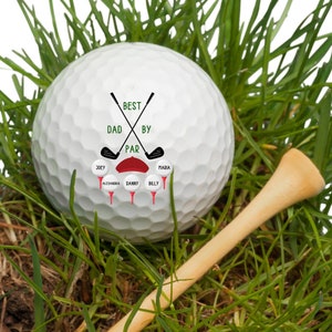 Personalized Golf Balls 6pc Set, Set of 6 Custom Golf Balls, Custom Printed Golf Ball Set, Personalized Golf Lover Gift For Men For Dad