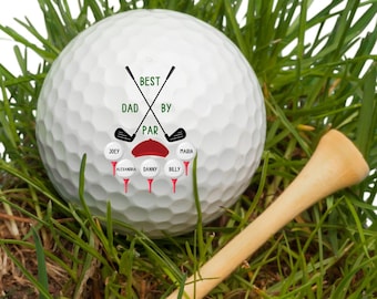 Personalized Golf Balls 6pc Set, Set of 6 Custom Golf Balls, Custom Printed Golf Ball Set, Personalized Golf Lover Gift For Men For Dad