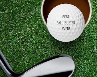 Funny Golf Balls Set, Novelty Golf Gift for Enthusiasts (6pc)