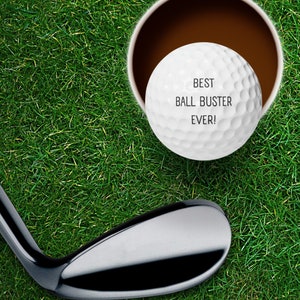 Funny Golf Balls 6pc Set, Golf Lover Gift For Christmas, Hilarious Golf Balls, Golf Enthusiasts Gift, Funny Golf Balls Gift For Dad