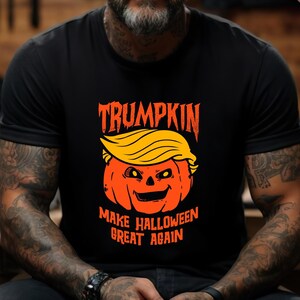 Halloween Trumpkin Shirt, Trump Halloween Shirt, Make Halloween Great Again Shirt, Republican Halloween Gift, Funny Trump Halloween T-Shirt