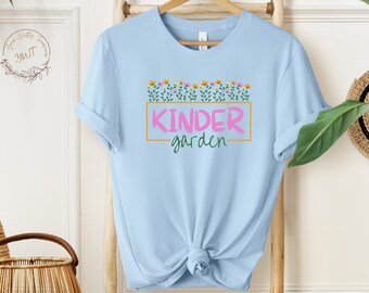Kindergarten Teacher Shirt | Teacher Gift | Back to School Shirt | Teacher Life Tee | First Day of School Shirt | Elementary Teacher Gift