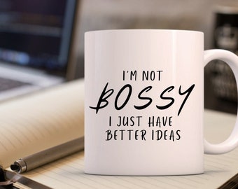 Boss Lady Mug, Boss Leaving Gift, Funny Boss Gift, Coworker Gifts, Leadership Gifts, Work Anniversary Gift, Bosses Day Gift, Retirement Gift