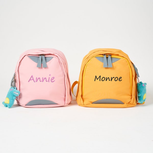 Toddler Backpack, Custom Travel Backpack, Mommy Bag, Name Schoolbag, Preschool Kids Backpack, Child Gifts, Personalized Embroidered Name Bag
