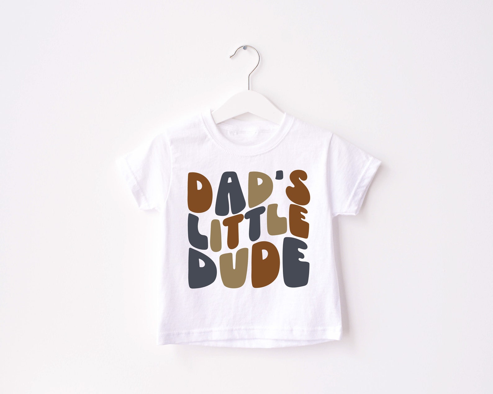 Dad's Little Dude SVG Little Dude SVG Baby Boy SVG Boys Shirt Svg Retro