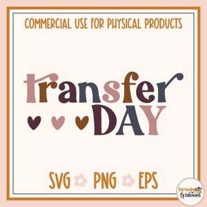 Transfert jour SVG - FIV Svg - FIV maman - Svg infertilité - FIV chemise Svg - transfert jour chemise Svg