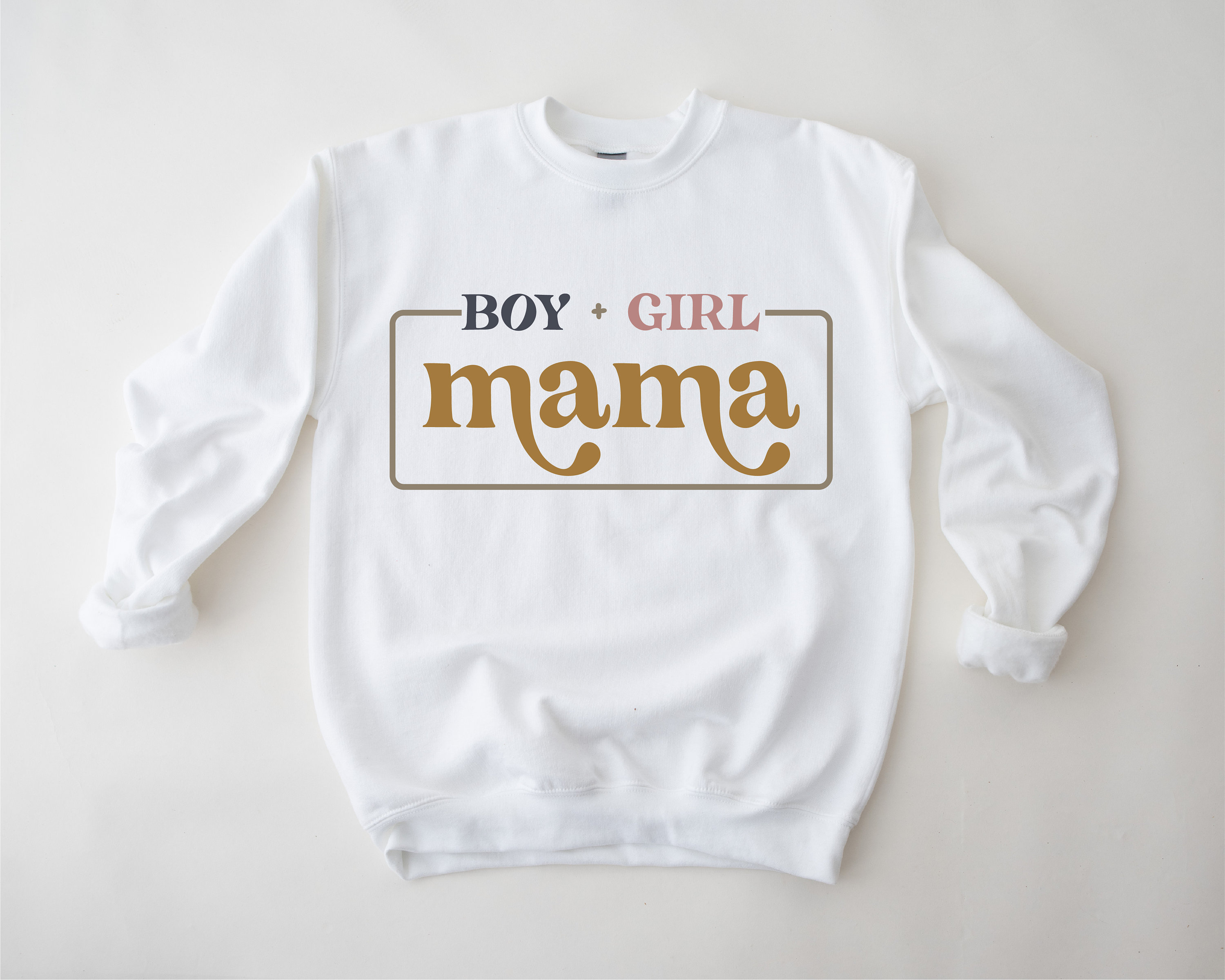 Boy and Girl Mama SVG Mama SVG Mom of Both SVG Mom Shirt Etsy