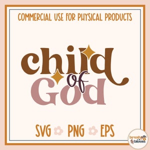 Kind Of God SVG | Gott SVG Png | Christliches Kinder Shirt | SVG für Shirts | Geschnittene Dateien für Cricut | Gesegnetes SVG | Glaube SVG | Kinder-Svg
