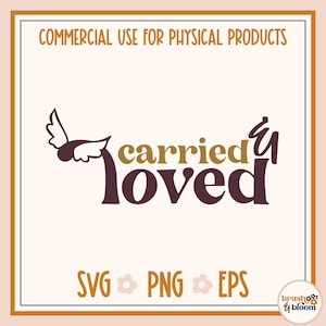 Porté et aimé SVG - Fête des mères endeuillées SVG - Grossesse et sensibilisation à la perte infantile SVG - Fausse couche Png