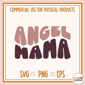 Ange maman SVG - fausse couche SVG - maman d’un ange SVG - ange maman Png - maman d’un ange Svg - ange maman Svg