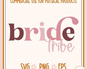 Bride Tribe SVG - Bridal Party SVG - Bride Squad SVG - Bachelorette Svg - Bridal Svg - Wedding Svg