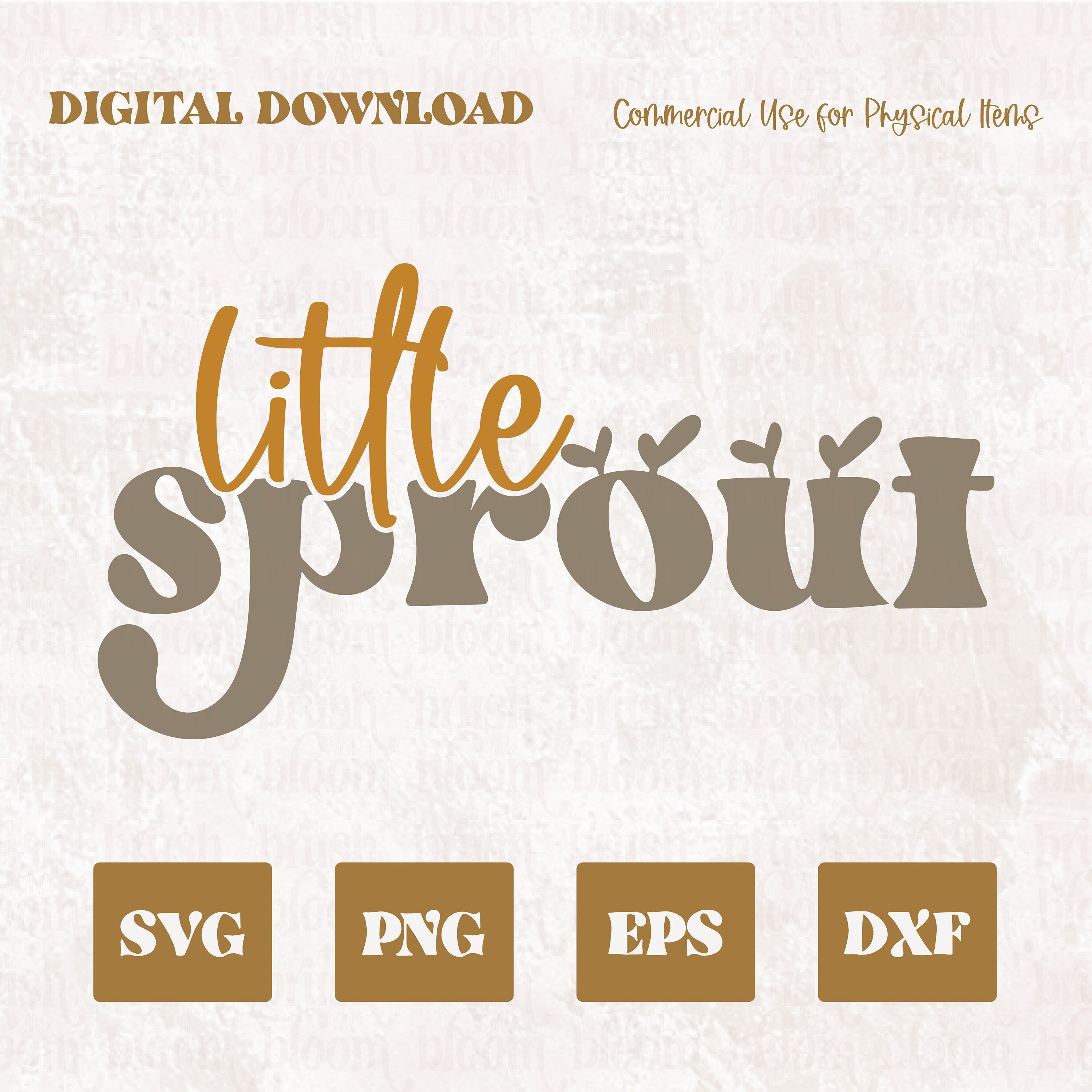 Little Sprout SVG - Etsy