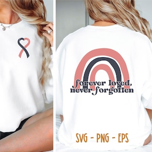 Aborto spontaneo Keepsake SVG Gravidanza e consapevolezza della perdita infantile SVG Regalo di perdita di gravidanza Angelo Mama Svg Png Nascita morta Svg Consapevolezza dell'aborto spontaneo