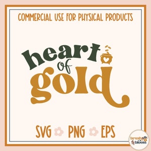 Coração De Ouro SVG - St Patricks SVG - Pote De Ouro SVG - Coração De Ouro Png