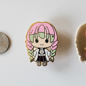 Chibi Love Swordsman Enamel Pin | Anime Pins | Kawaii Custom Anime Enamel Pins