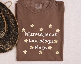 Comfort Colors® Interventional Radiology Nurse T-Shirt, Radiologic Graphic Tee, Gift for IR Nurse, Shirt for X-Ray MRI Ct, IR Nurse Tee B001