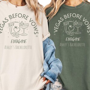Vegas Bachelorette Shirt, Custom Location Bachelorette Party Shirt, Vegas Before Vows, Las Vegas Bach Trip Tee, Casino Bachelorette Tee B302