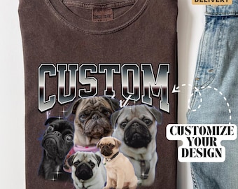 Custom Bootleg Rap Tee, Custom Dog Bootleg Shirt, Custom Dog Shirt, Personalized Dog Bootleg Shirt, Custom Dog's Version, Christmas Tee B218