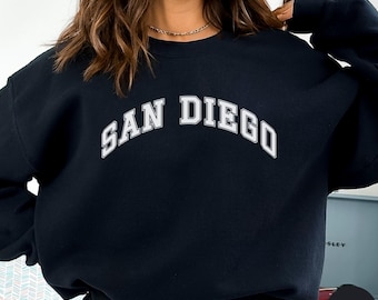 San Diego Sweatshirt, California Tee, Oversized Graphic Shirt, Vacation Vintage T-Shirt, Travel Souvenir Hoodie, San Diego Natives Tee, L008