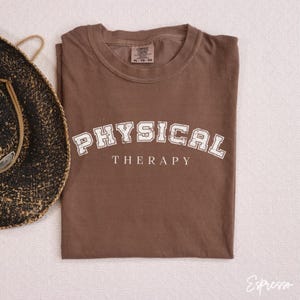 Comfort Colors® Physiotherapie-Shirt, Physiotherapeut, Pt-Shirt, Geschenk für körperliche, Pt-Therapeuten, pädiatrische Physiotherapie-T-Stück B033