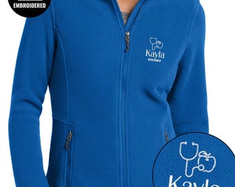 Personalized Nutritionist Full Zip Women Jacket, Embroidered Jacket, Z094