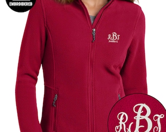 Personalized RBT Full Zip Women Jacket, Embroidered Registered Behavior Therapist Jacket, Z053