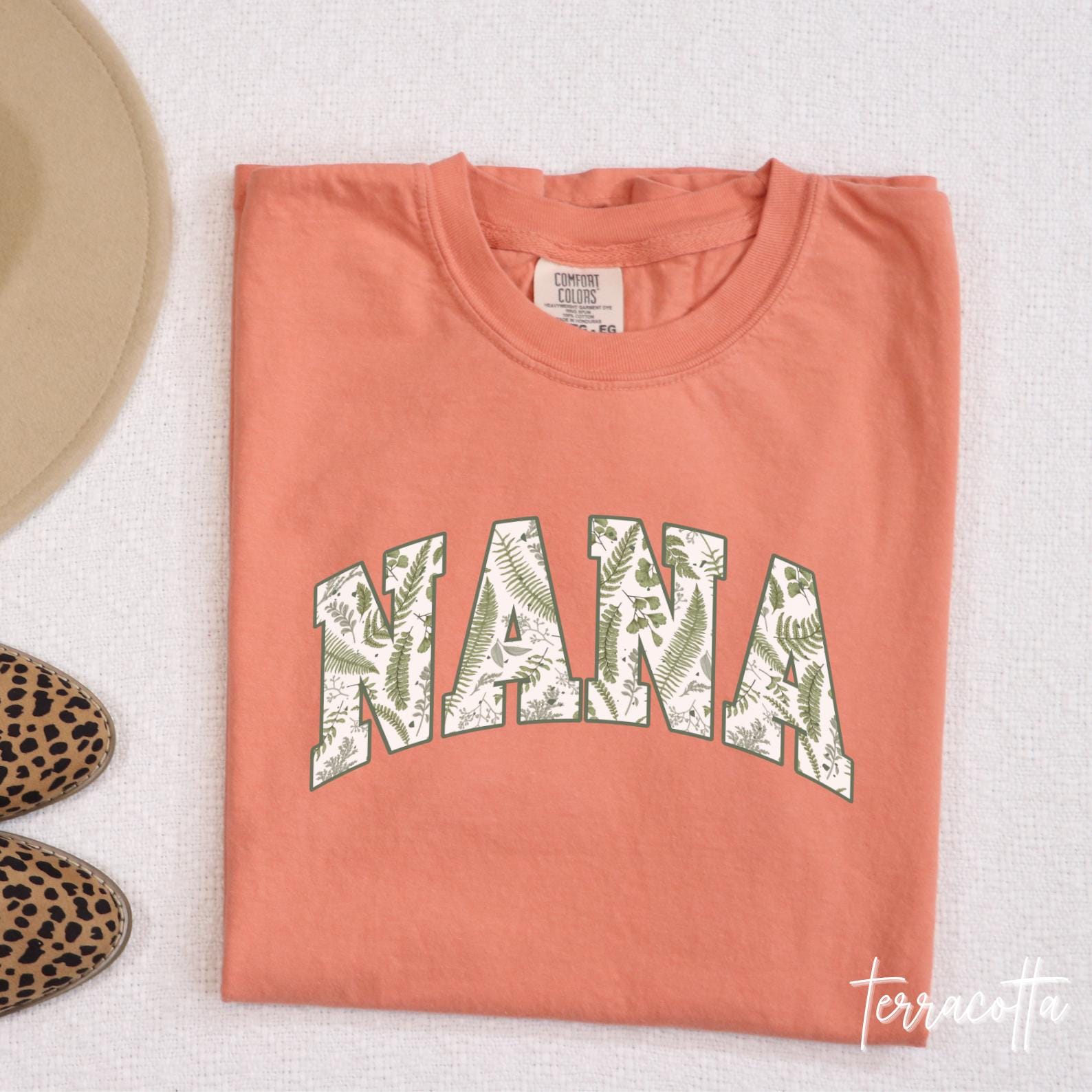 Nana Tshirt, Floral Nana Shirt Comfort Colors, Mothers Day Gift Nana Tshirt, Floral Nana Shirt Comfort Colors, Mothers Day Gift