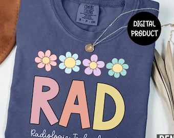 Rad Tech Png, Radiology Png, Xray Tech Png, Radiology Technologist, Radiology Tech Life, Retro Floral Digital Download, Instant Download