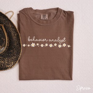 Comfort Colors Behavior Analyst Shirt, Behavior Therapist Tee, Gift for BCBA, RBT Present, Behavior Specialist, Behavior Crew Retro Top B018