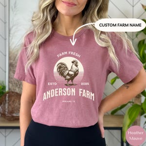 Personalized Chicken Farmhouse T-Shirt, Fresh Eggs Laid Daily Tee, Vintage Farmhouse Shirt, Custom Hen Lover Gift, Homestead Farm Tees, N005