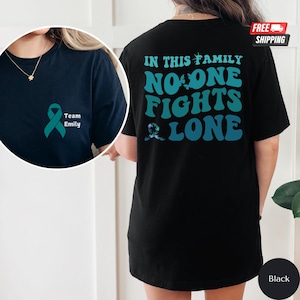 Tourette Syndrome T-Shirt, In This Family No One Fights Alone Tourette’s Syndrome, Tourette's Syndrome Awareness Shirt, Tourette Shirt, N024