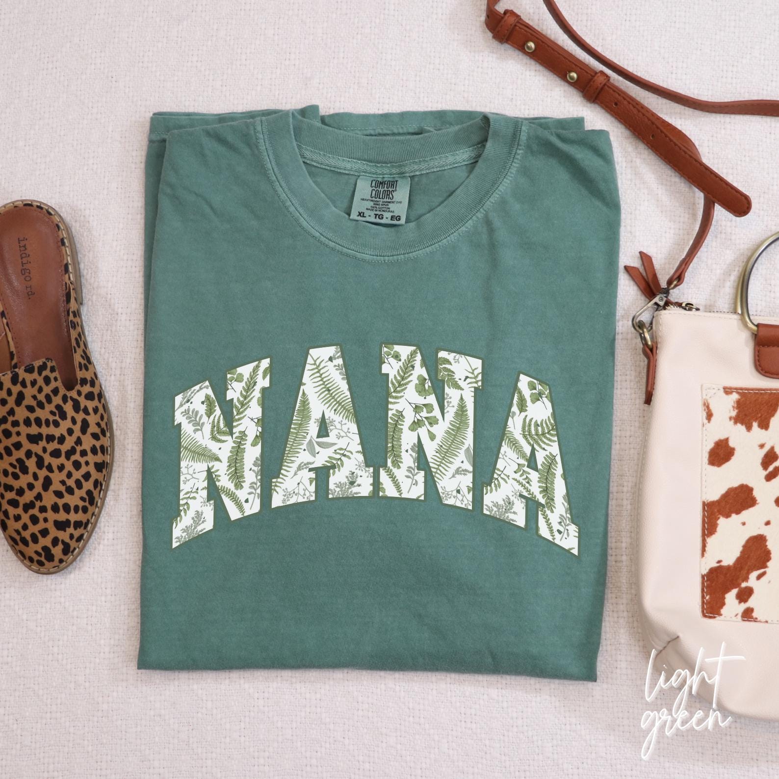 Nana Tshirt, Floral Nana Shirt Comfort Colors, Mothers Day Gift