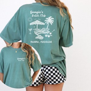 Custom Beach Bachelorette Shirts, Beach Bride Shirt, Bachelorette Party Shirt, Bach Club Bachelorette Gift, Beach Bride and Bridesmaid B300