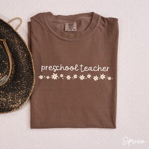 Comfort Colors® Preschool Teacher Shirt, Pre K Teacher T, First Day Of Preschool Shirt, Back To School Shirt, Teacher's Day Shirt Gift, B007