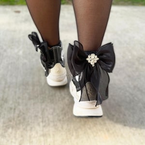Nastro di chiffon con accessorio impreziosito da pietre, gioielli per scarpe, ciondoli, regali perfetti per le damigelle d'onore e regalo per lei