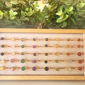 Wire Wrap Fairy Ring | Wire Rings | Wire Wrap Gemstone Ring | Handmade Crystal Jewelry | Quartz Boho Hippie Rings | Silver, Gold Rings