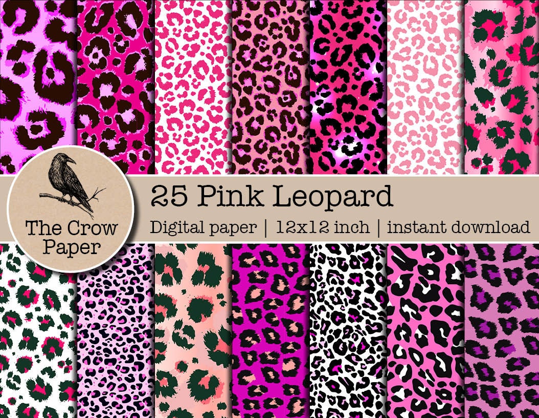 Pink Leopard Print 