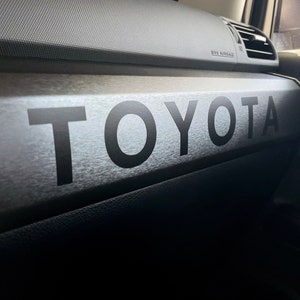 Toyota 4Runner 5th Gen Heritage Dash Glovebox Decal (TRD Pro, TRD Off-Road, Toyota,  4runner, Venture, Sport, Trail) 2014-2024