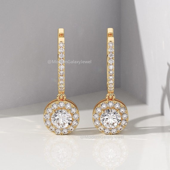 Four Prong 1 CTW Round Lab-Grown Diamond Stud Earrings In 14K White Gold-28008w1