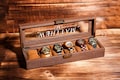 Personalized Watch Box - Holds 6 Watches, Watch Organizer, Watch Storage, Custom, Christmas gift, Dad gift, Man gifs