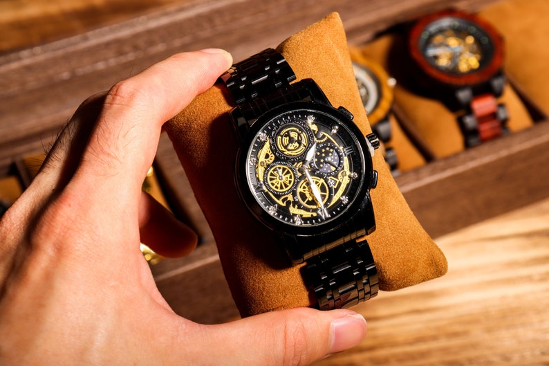 Buy Personalized Watch Box Holds 10 Watches, Watch Organizer, Watch