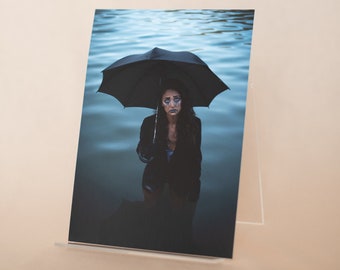 Photo print print portrait woman artistic art lake nature landscape photography